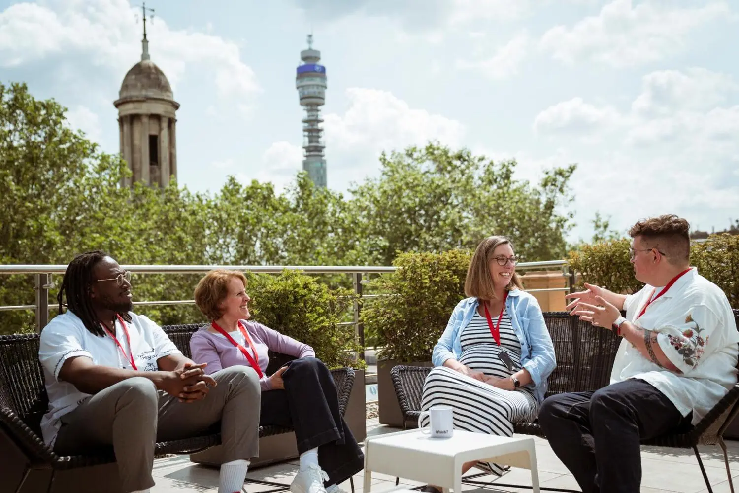 Team at their London office